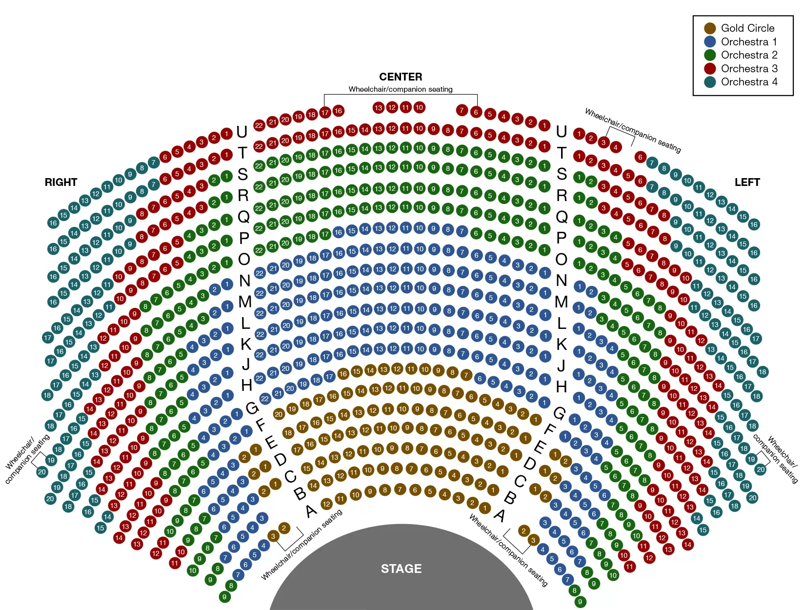 Mary Rippon seating chart Mary Rippon Theatre seating chart