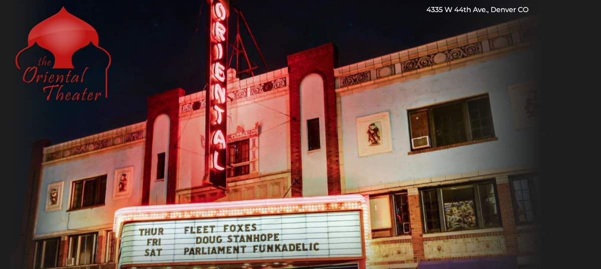 exterior Oriental Theater Denver