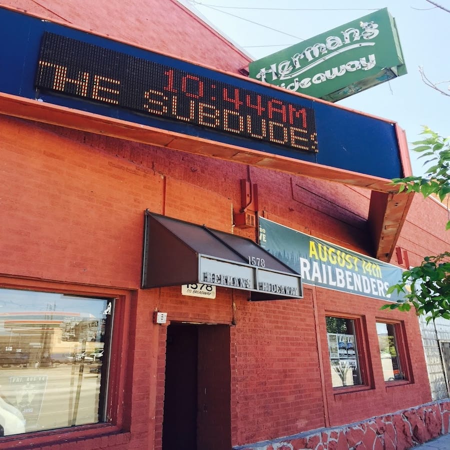 exterior of herman's hideaway