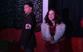 actors on stage in 'Dear Jack, Dear Louise'