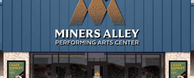 miners alley performing arts center exterior