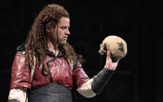 actor onstage in a play