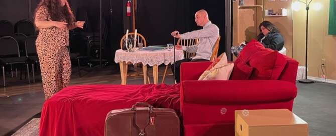 actors onstage in a play