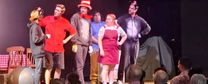 actors onstage in a play