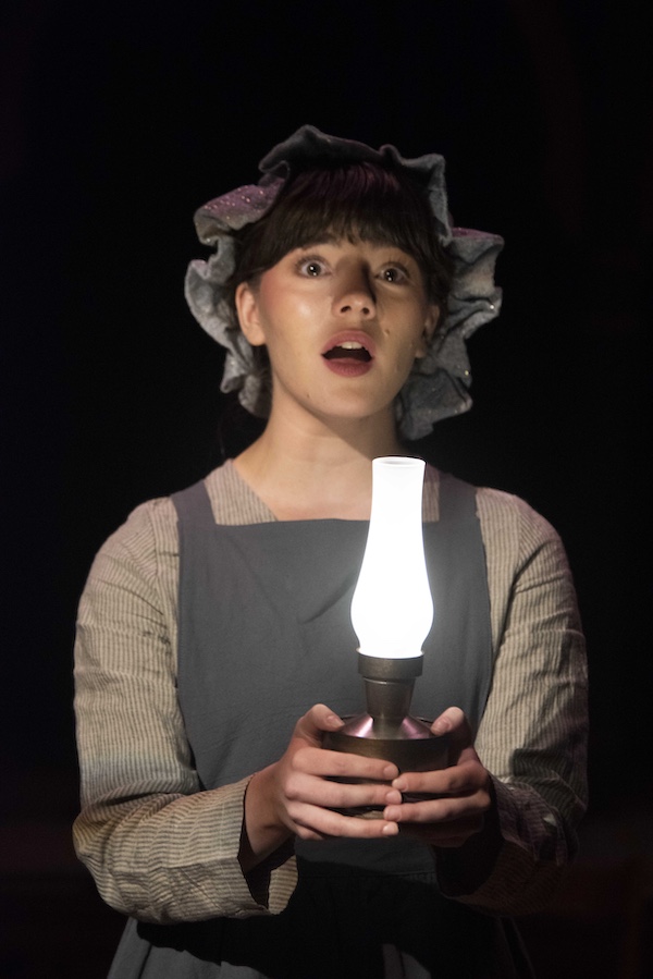 actor onstage in a play