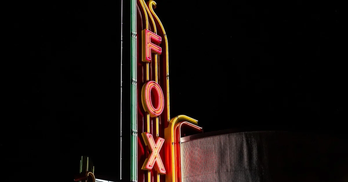Aurora Fox exterior sign