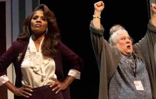 actors on stage in a play