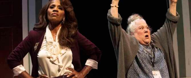 actors on stage in a play