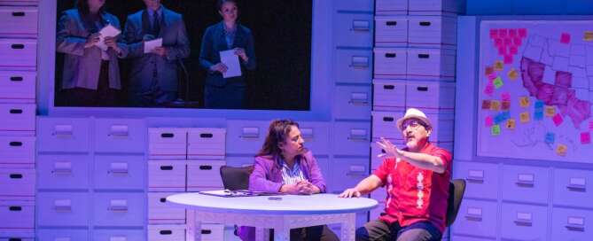 actors onstage in a play