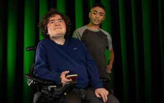 actors onstage in a play