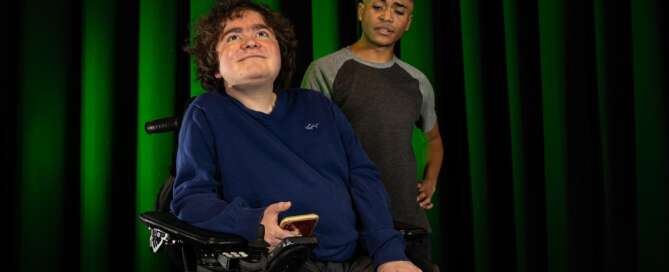 actors onstage in a play