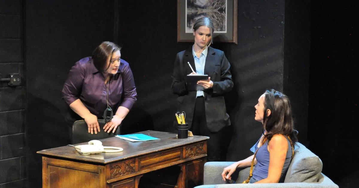 actors onstage in a play