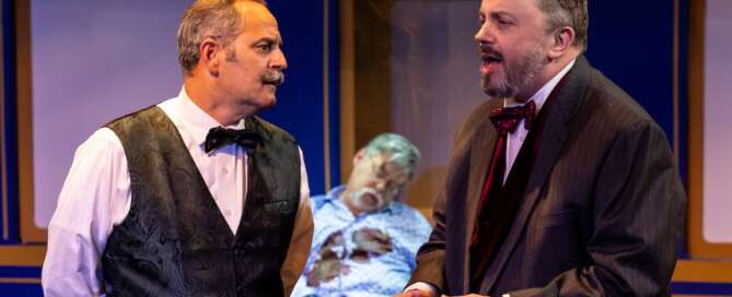 actors onstage in a play