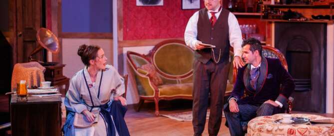 actors onstage in a play