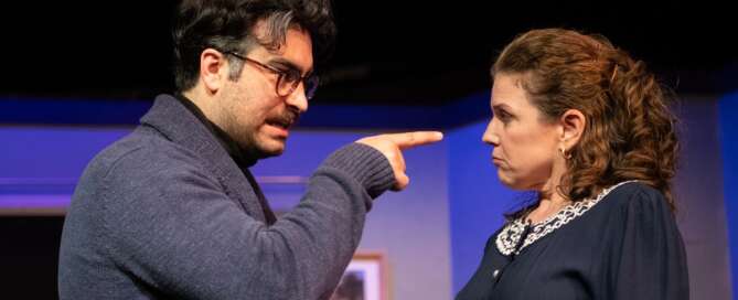 actors onstage in a play