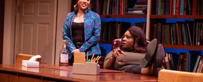 actors onstage in a play