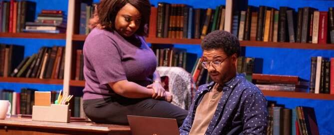 actors onstage in a play