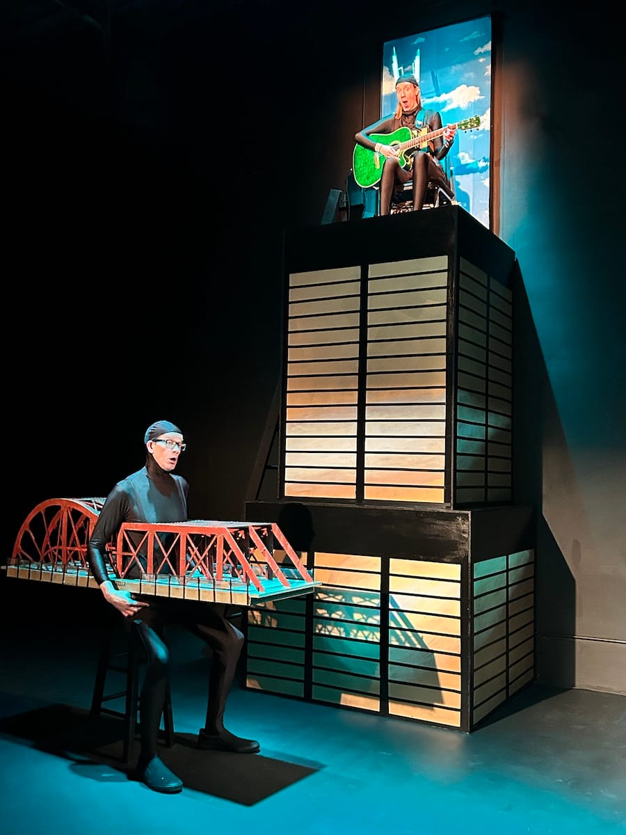 actors onstage in a play