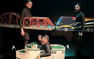 actors onstage in a play