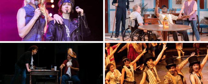 actors onstage in a play