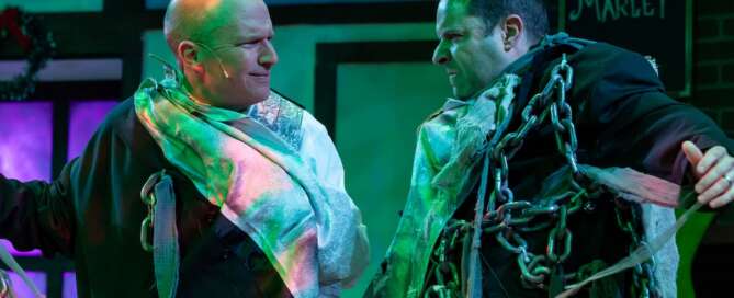 actors onstage in a play