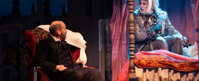 actors onstage in a play