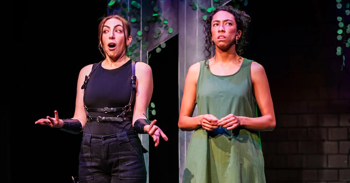 actors onstage in a play