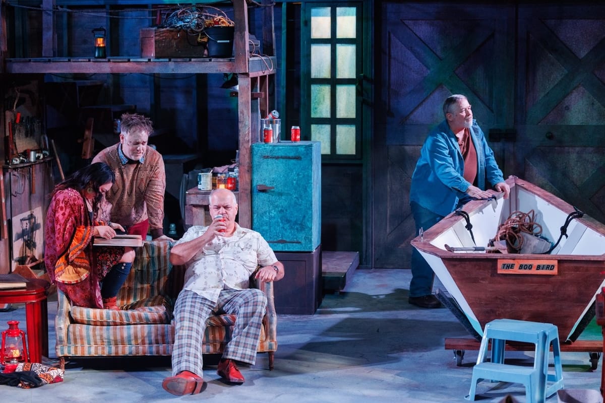 actors onstage in a play