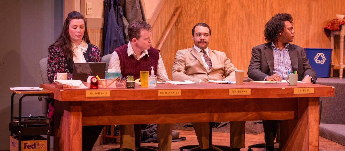actors onstage in a play