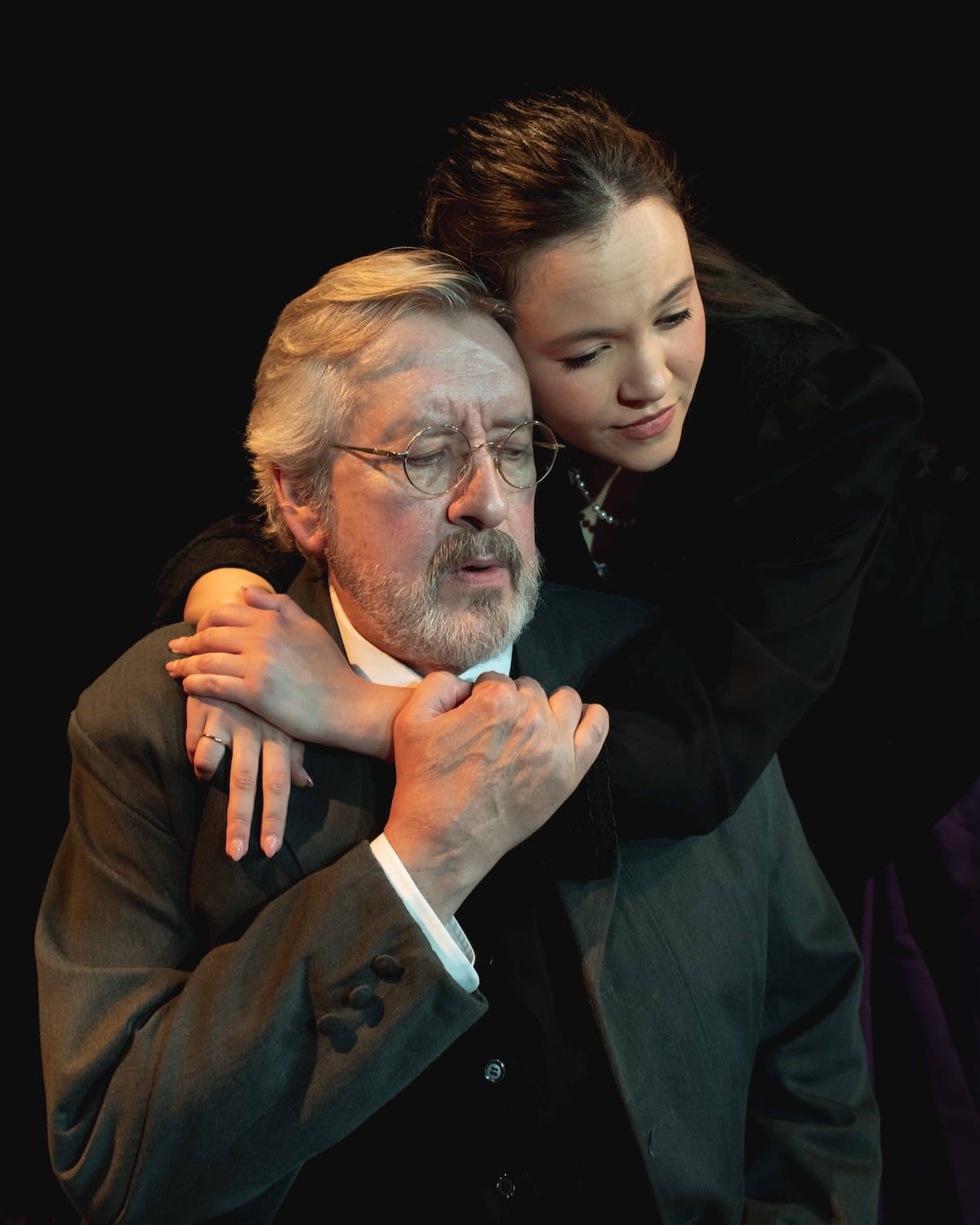 actors onstage in a play