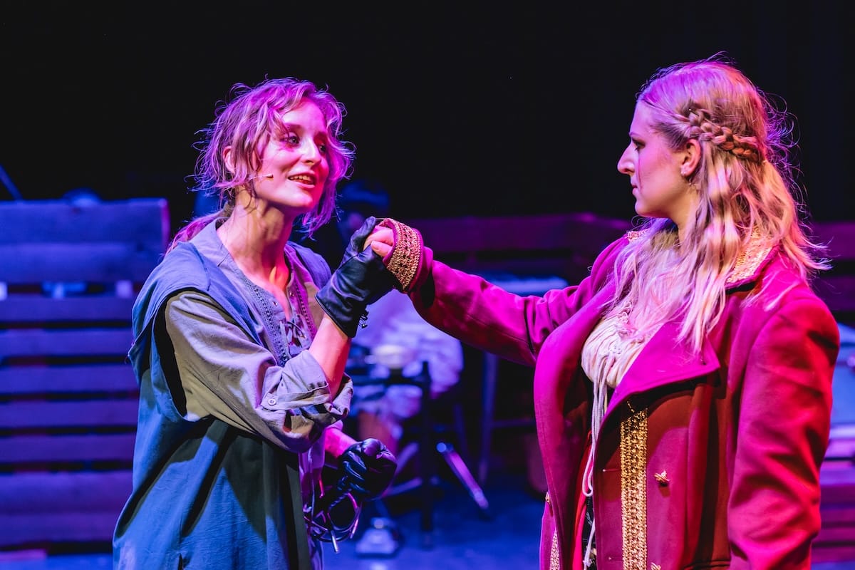 actors onstage in a play