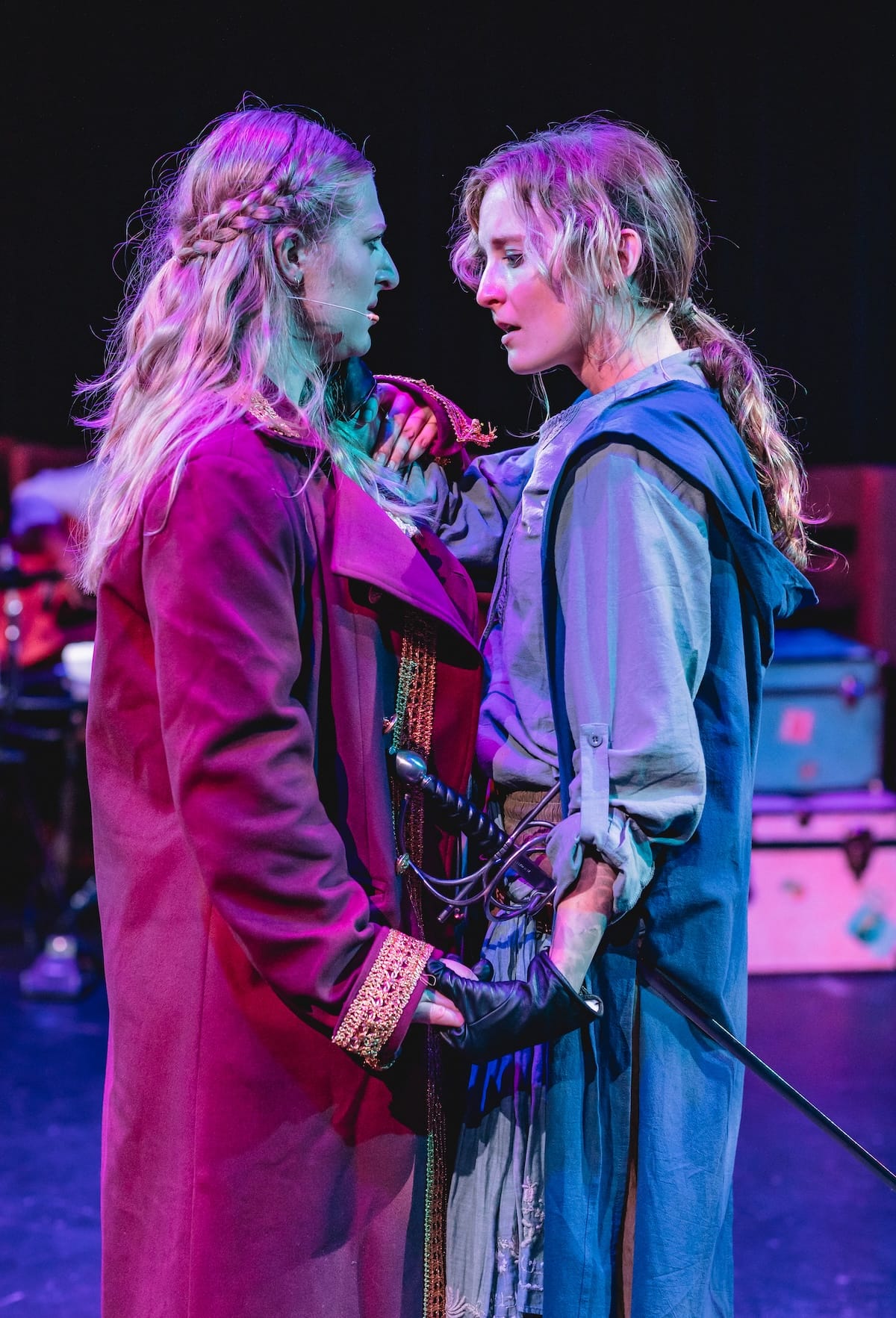 actors onstage in a play