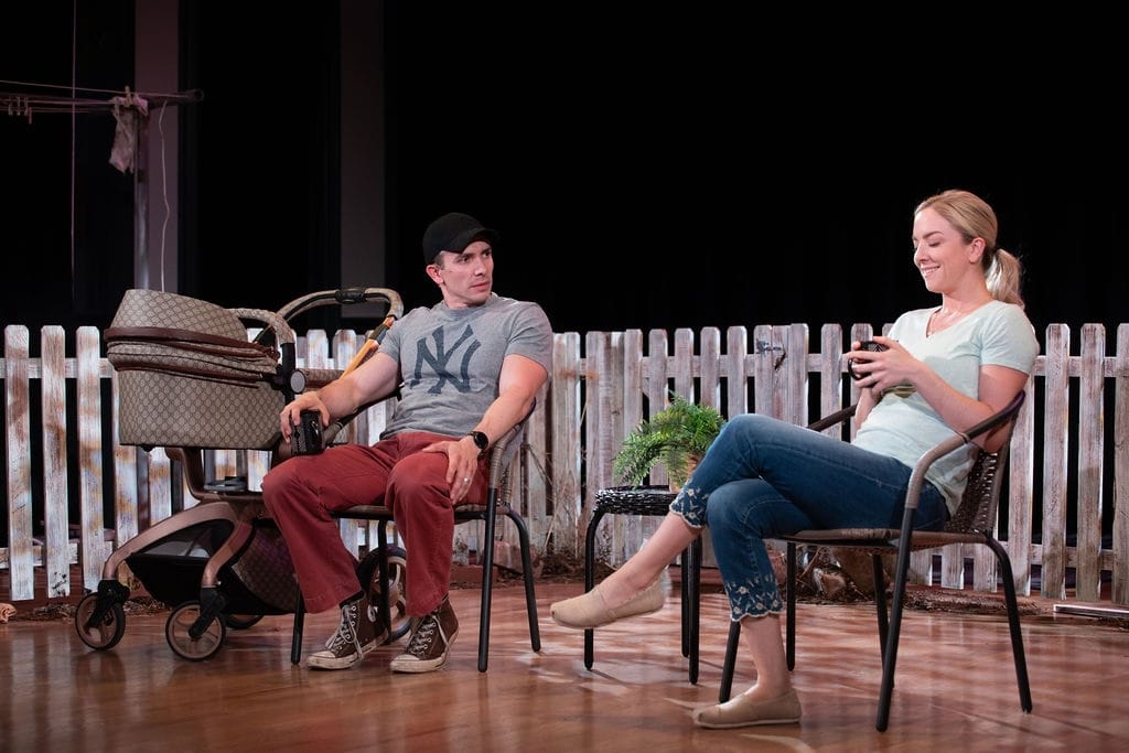 actors onstage in a play