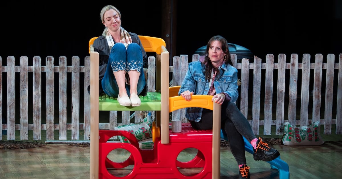 actors onstage in a play