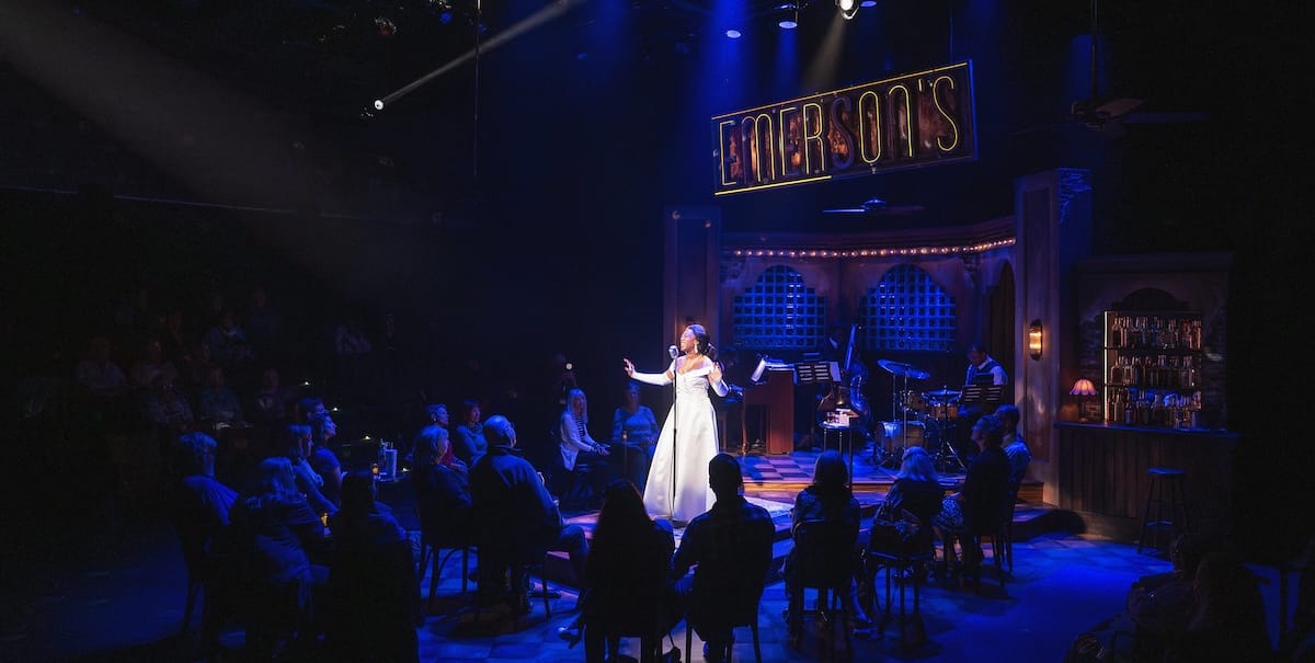 actor onstage in a musical