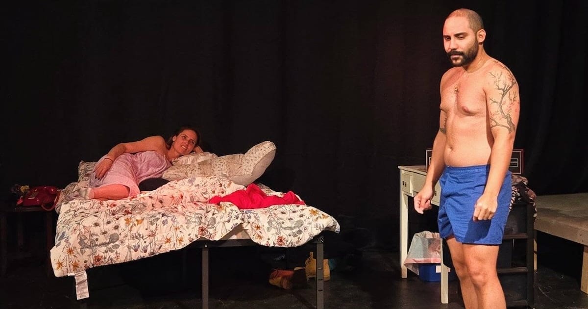 actors onstage in a play