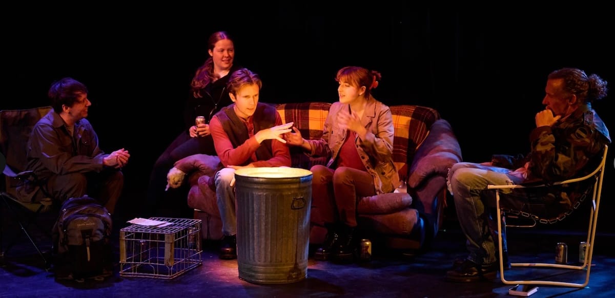 actors onstage in a play