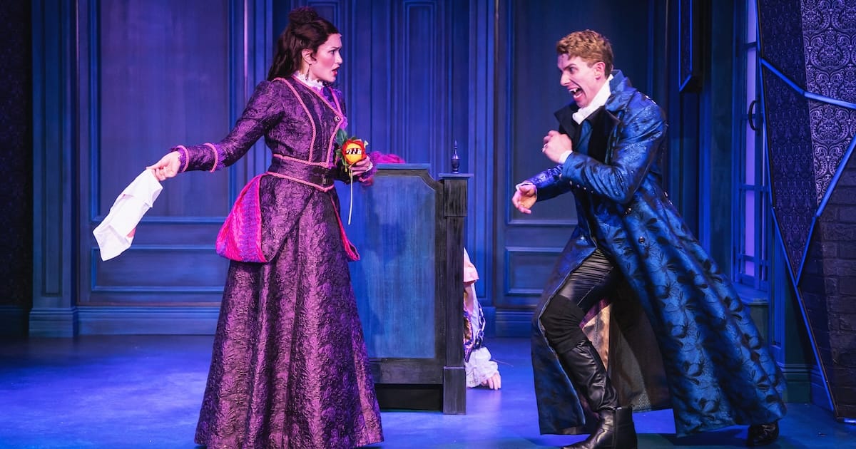 actors onstage in a play