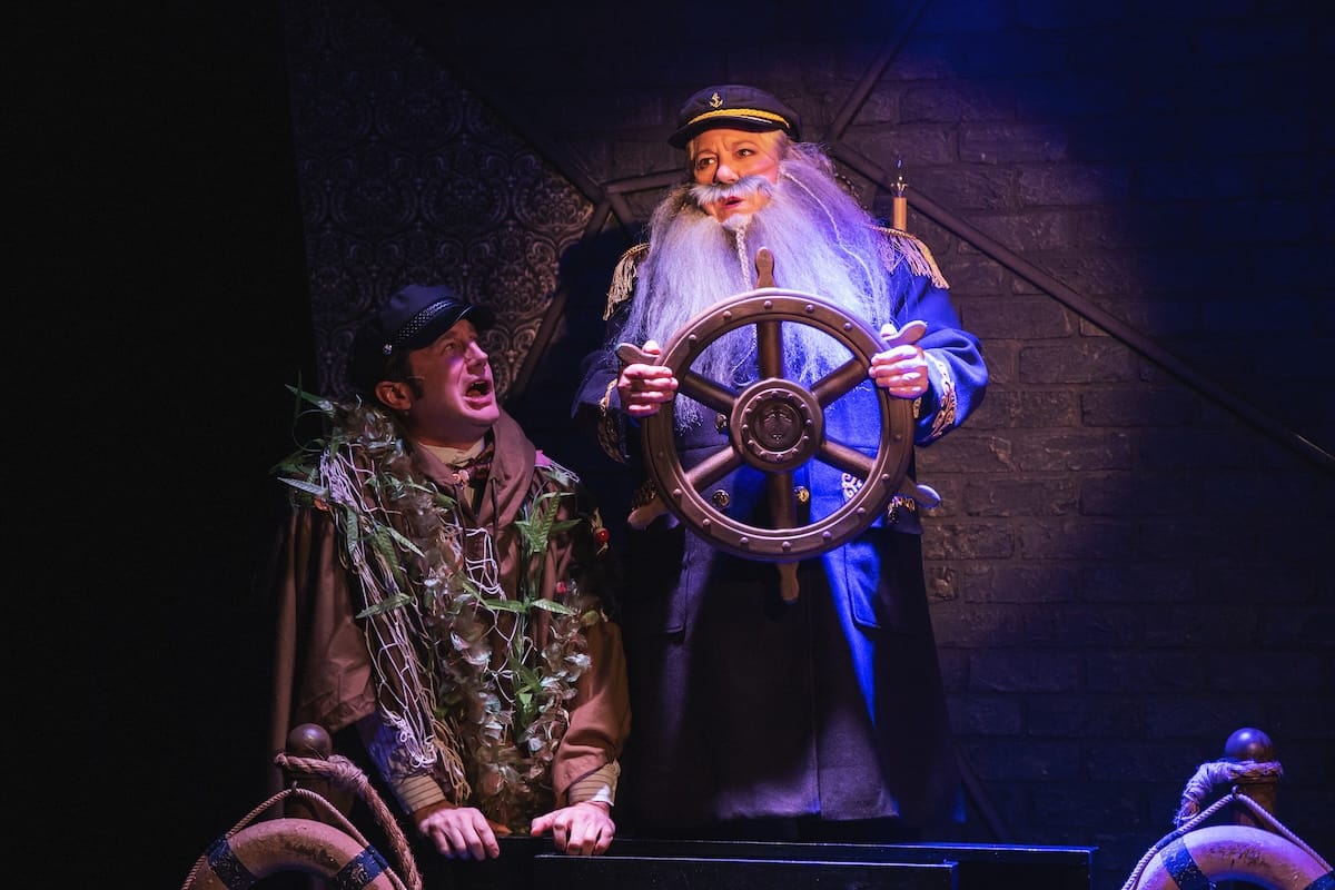 actors onstage in a play