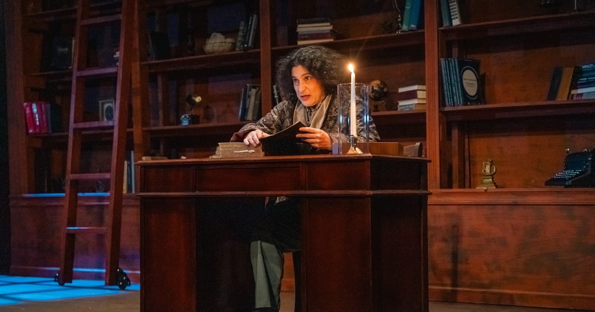 actor onstage in a play