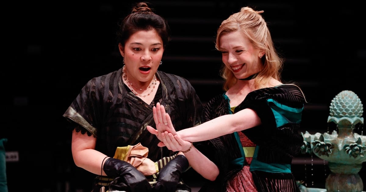 actors onstage in a play