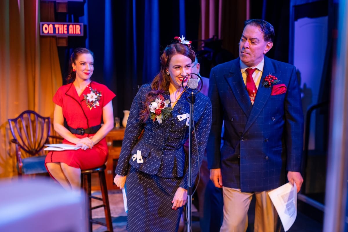 actors onstage in a play 