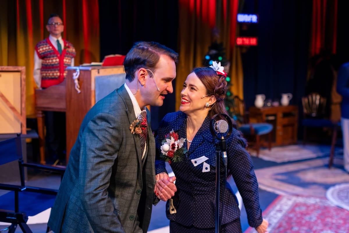 actors onstage in a play 