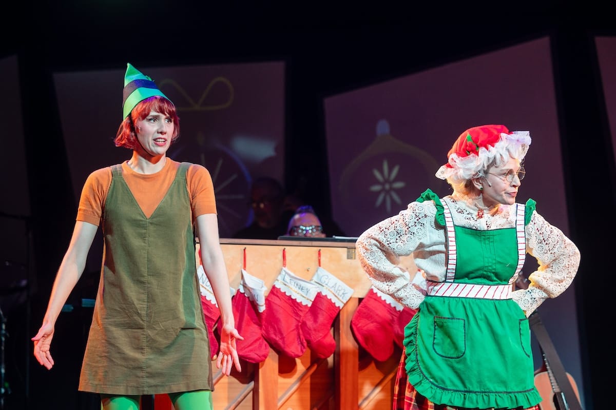 actors onstage in a play 