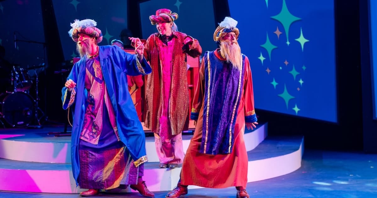 actors onstage in a play