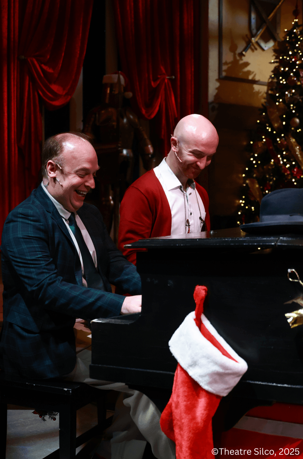 Theatre SilCo’s ‘Murder for Two’ is a fun holiday romp 2 TheatreSilco.MurderForTwo.2025.4