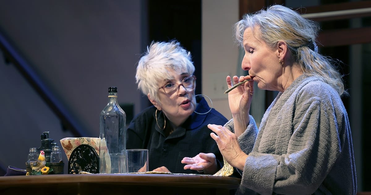 actors onstage in a play