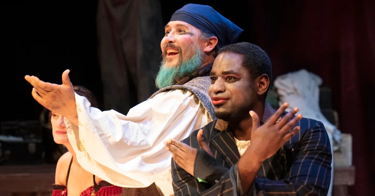 actors onstage in a play