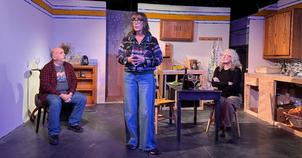 actors onstage in a play