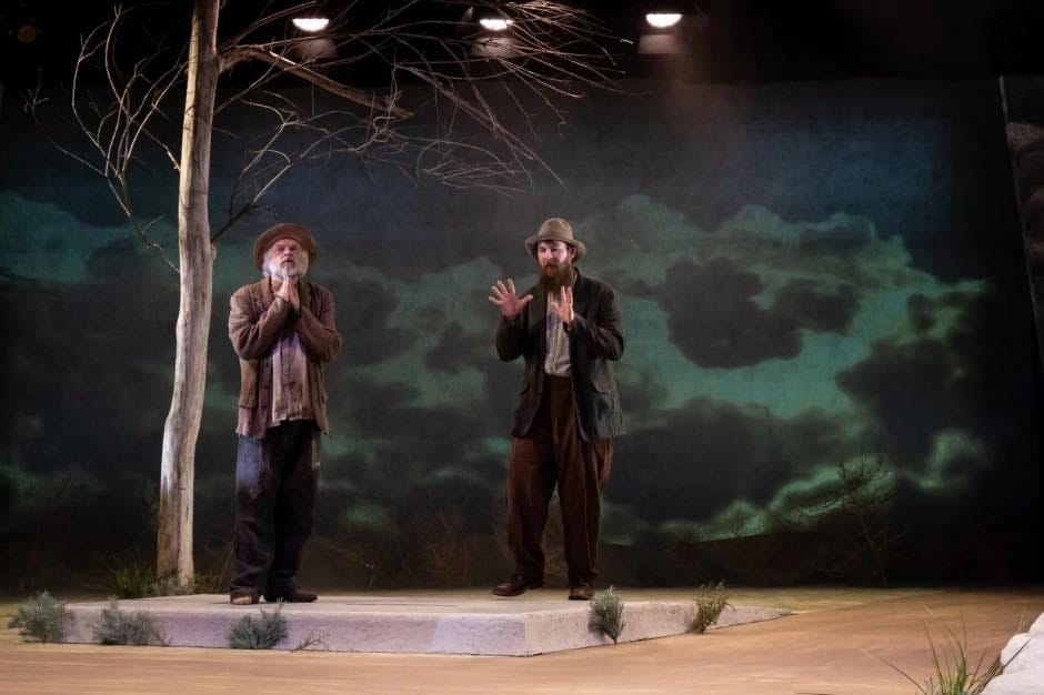 actors onstage in a play